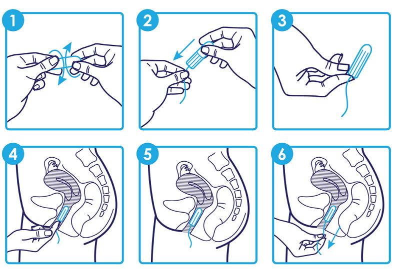 Các nàng nên lưu ý sử dụng tampon đúng cách để đạt hiệu quả tối đa nhé