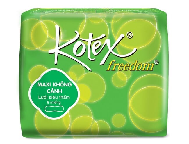 Kotex Freedom mang lại an toàn kể cả đối với làn da nhạy cảm