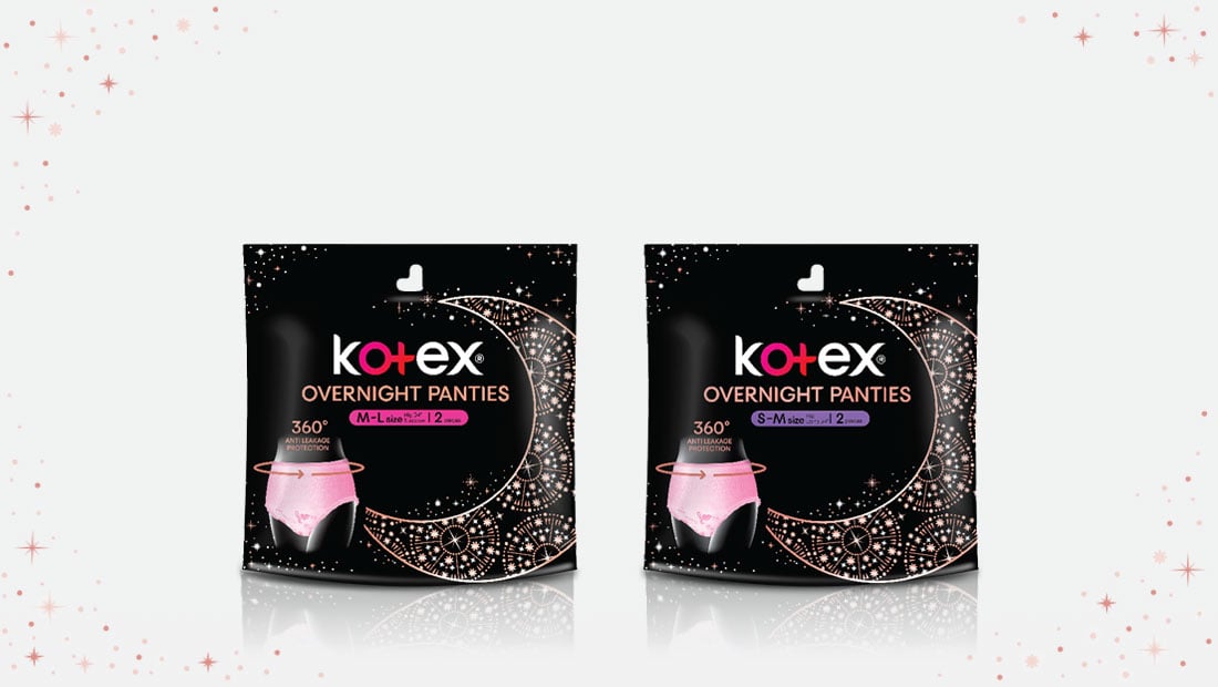 Băng vệ sinh mặt bông dạng quần của Kotex