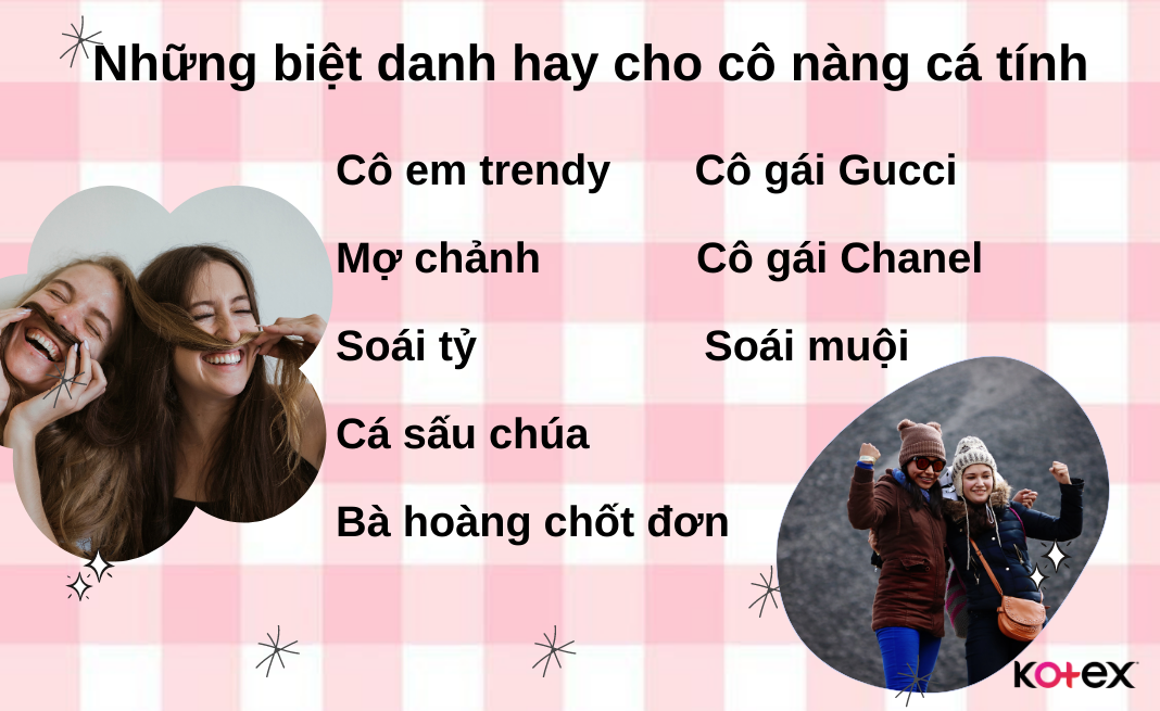 Những biệt danh cho cô nàng cá tính