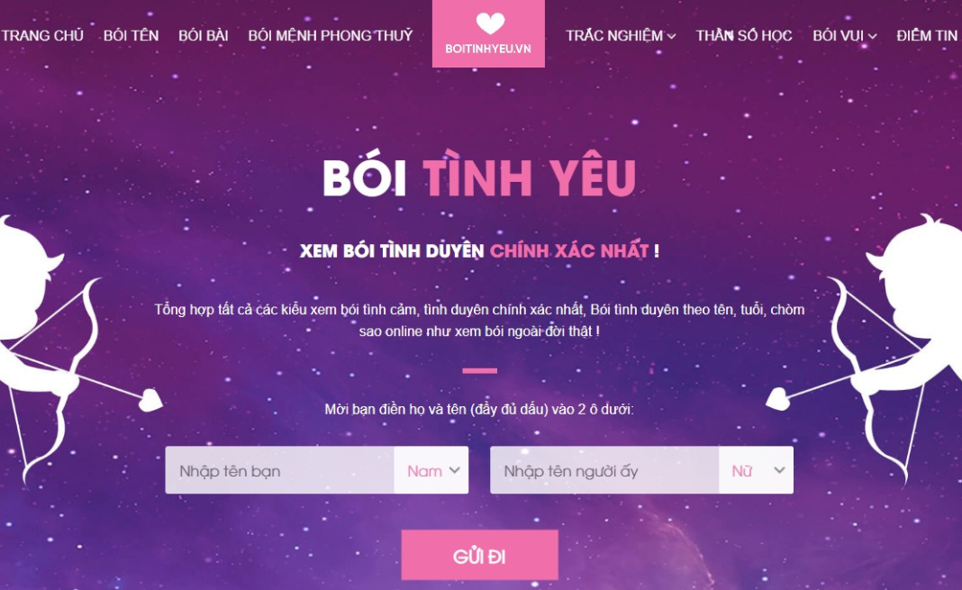 Bói Tình Yêu Trò Chơi - Khám Phá Sự Hợp Nhau Qua Game Vui Nhộn