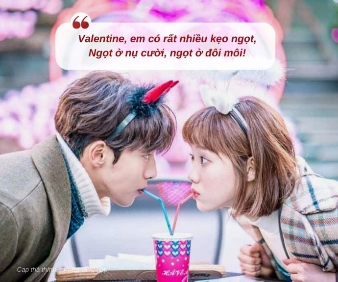 Cap thả thính ngày Valentine 14/2 lễ tình nhân cho nữ