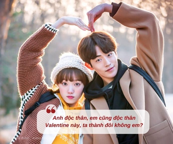 Cap thả thính ngày Valentine 14/2 lễ tình nhân cho nam