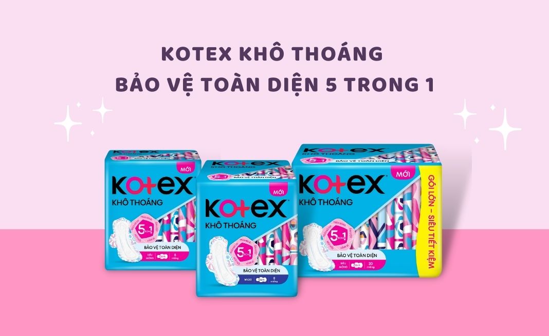 Băng vệ sinh Kotex siêu mỏng cánh 8 miếng