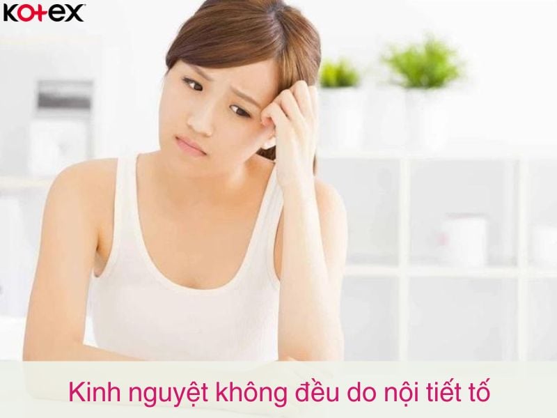 Kinh nguyệt không đều do mất cân bằng nội tiết tố