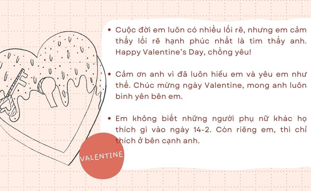 Gợi ý những lời chúc Valentine cho chồng ấm áp