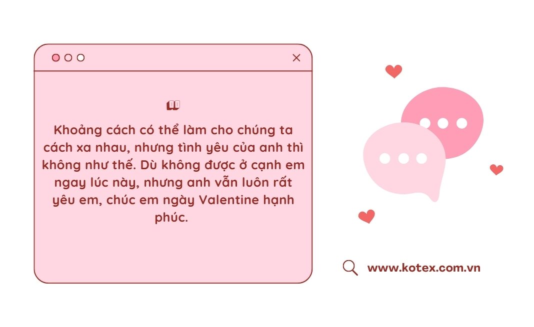 Một số lời chúc Valentine cho người yêu xa thêm gắn kết