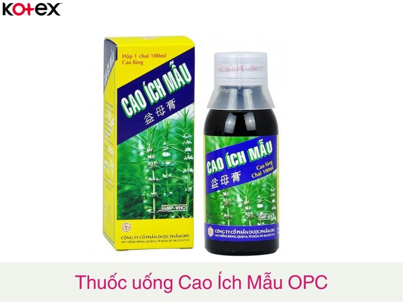 Thuốc uống Cao Ích Mẫu OPC