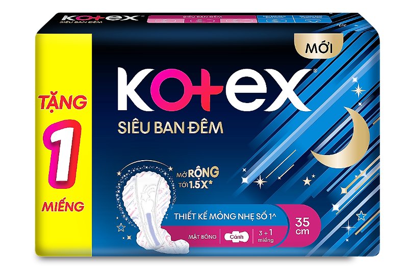 Băng Vệ Sinh KOTEX Ban Ngày Ban Đêm Hàng Ngày Chính Hãng Giá Tốt  Kotex